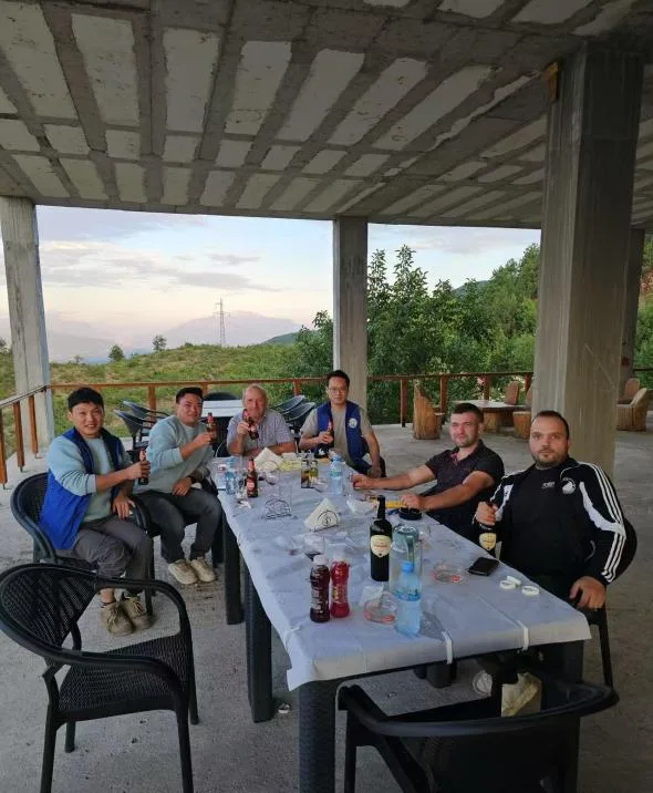 SinoPAK and the customer team celebrating a successful project