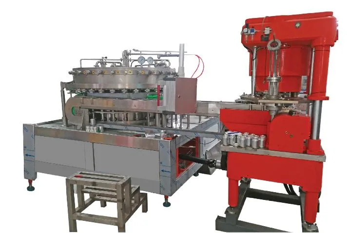 Carbonated Soft Drink Can Filiing Seaming