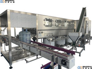 600BPH 5 Gallon Water Bottle Filling Machine Line
