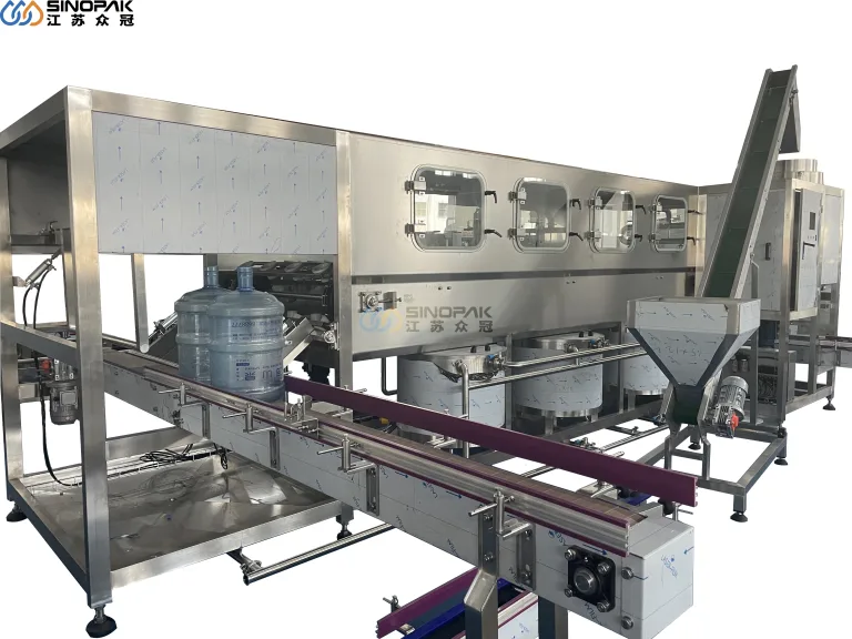 600BPH 5 Gallon Water Bottle Filling Machine Line