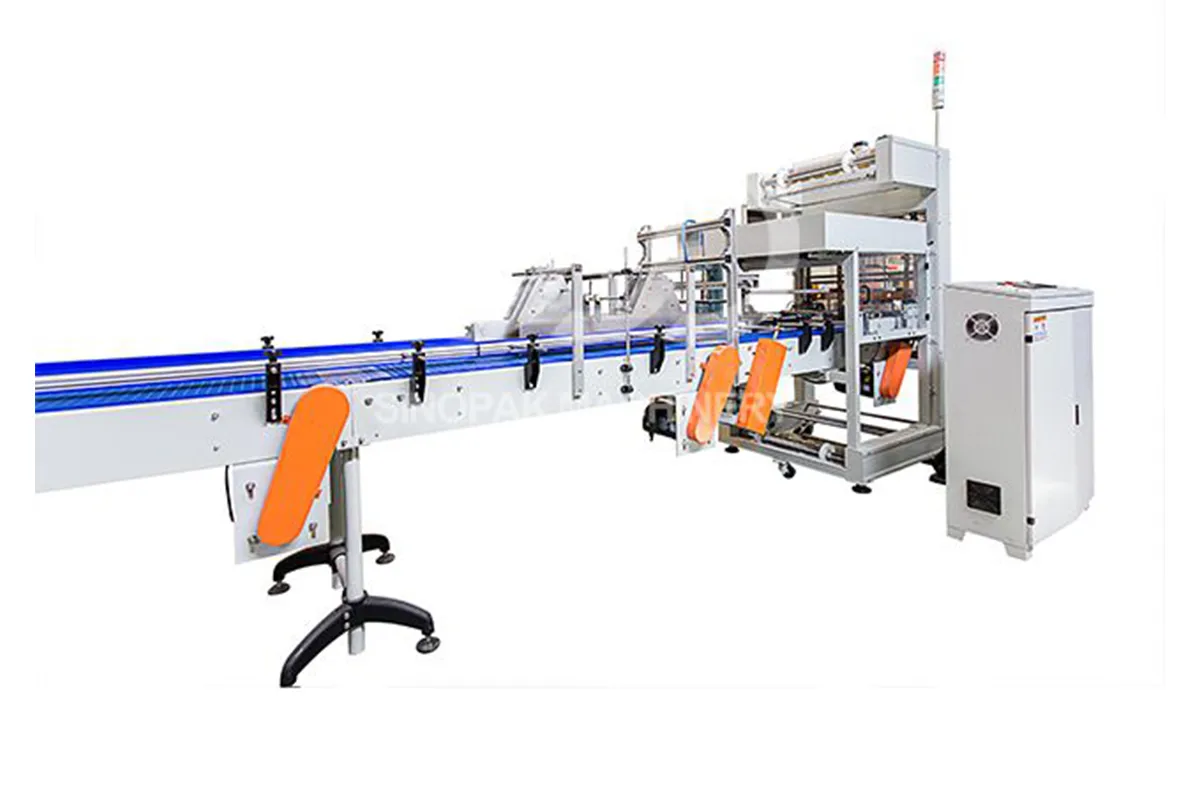 Shrink wrapping machine