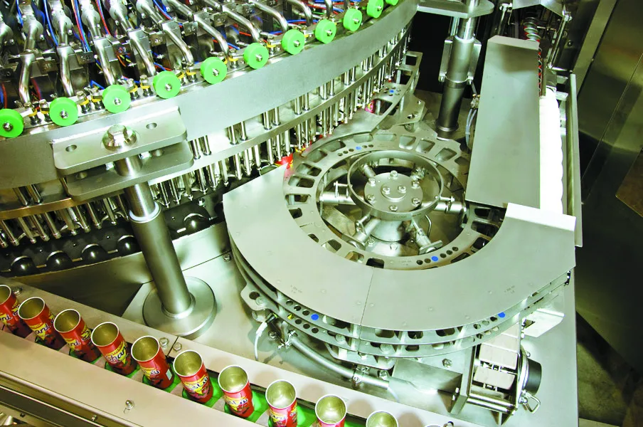 Carbonated Soft Drink Can Filiing Seaming