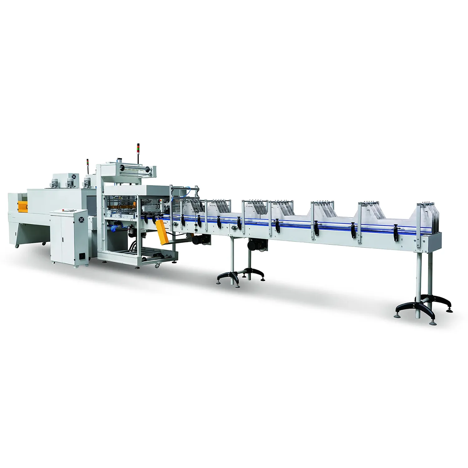 HDPE film linear shrink packaging machine 10-15 packages per minute