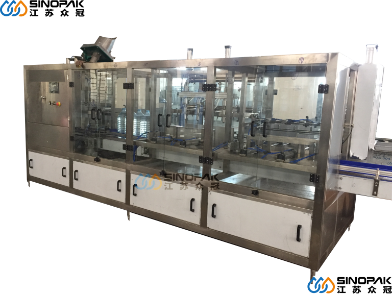 XGF4-4-1 Washing Filling Capping Machine For 5-10L Large Plastic Bottle
