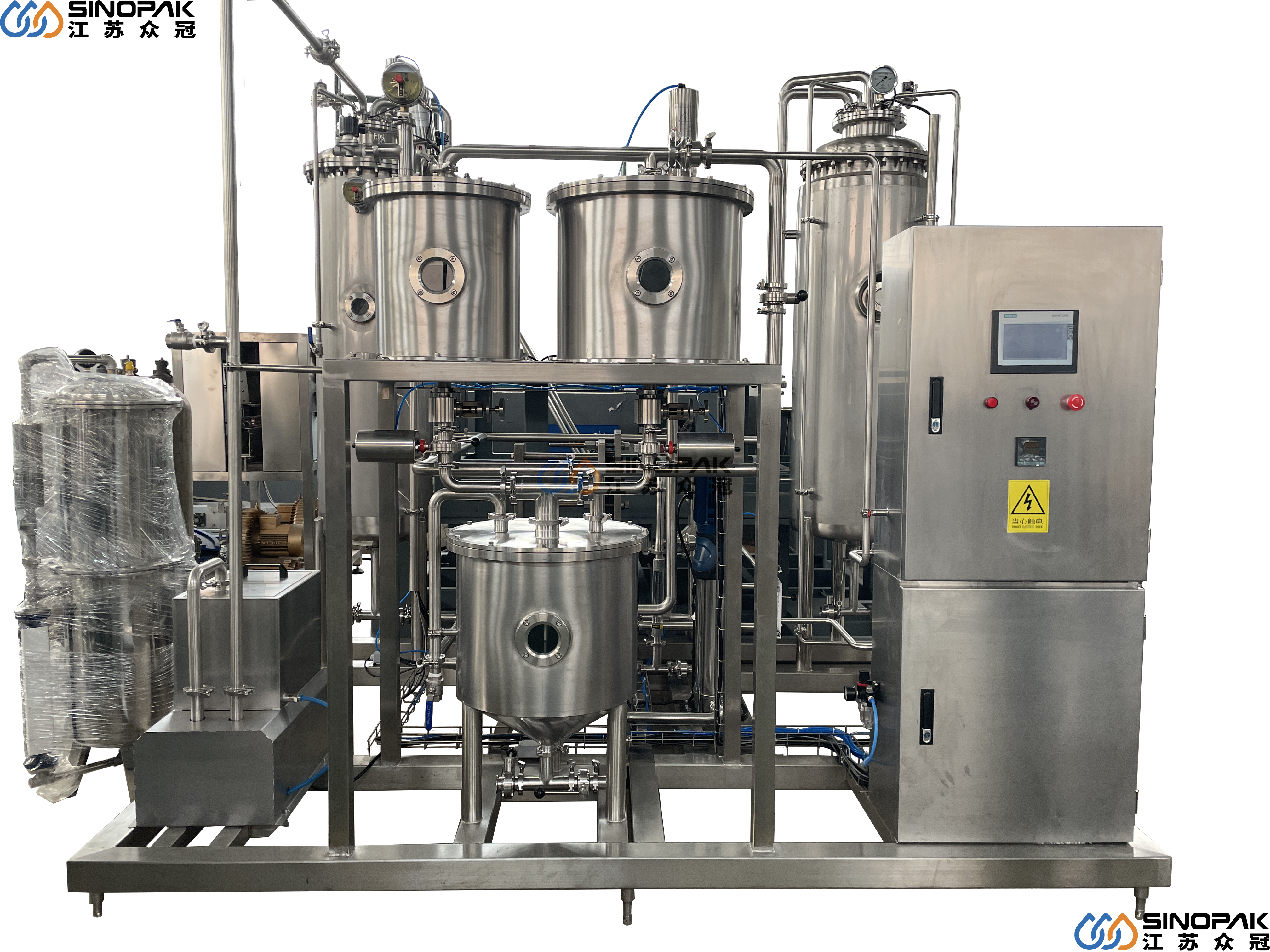 Automatic Carbonated Drink CO2 Mixer Carboned Beverage Mixing Machine Carbonator Food & Beverage Factory
