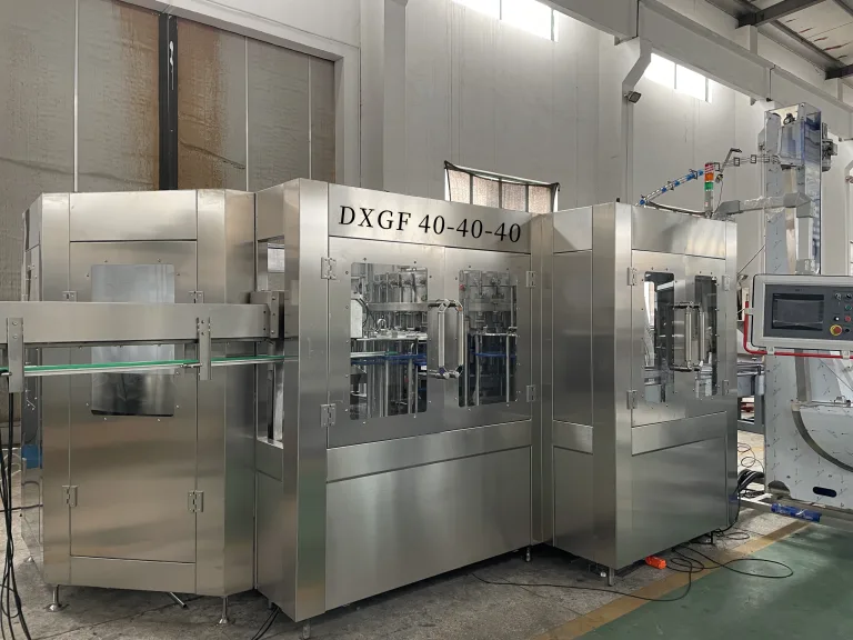 12000BPH DXGF40-40-10 Automatic soda soft drink making machine sparking water production line carbonated drink filling machine