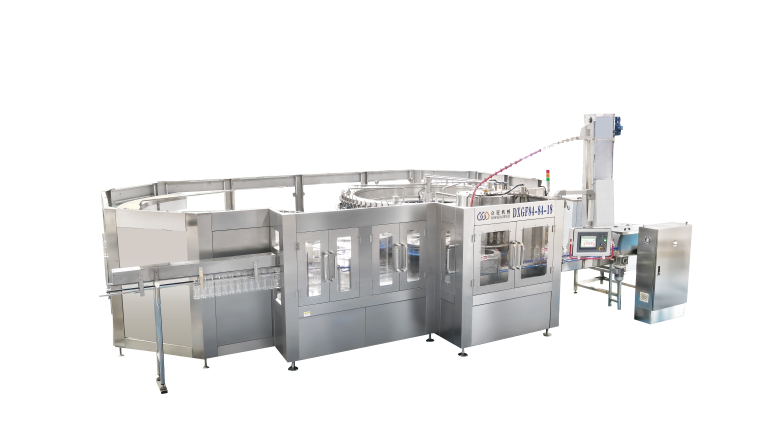 27000BPH DXGF84-84-18 High Speed PET Bottle Carbonated Soft Drinks Water Filling Bottling  Production Line Price