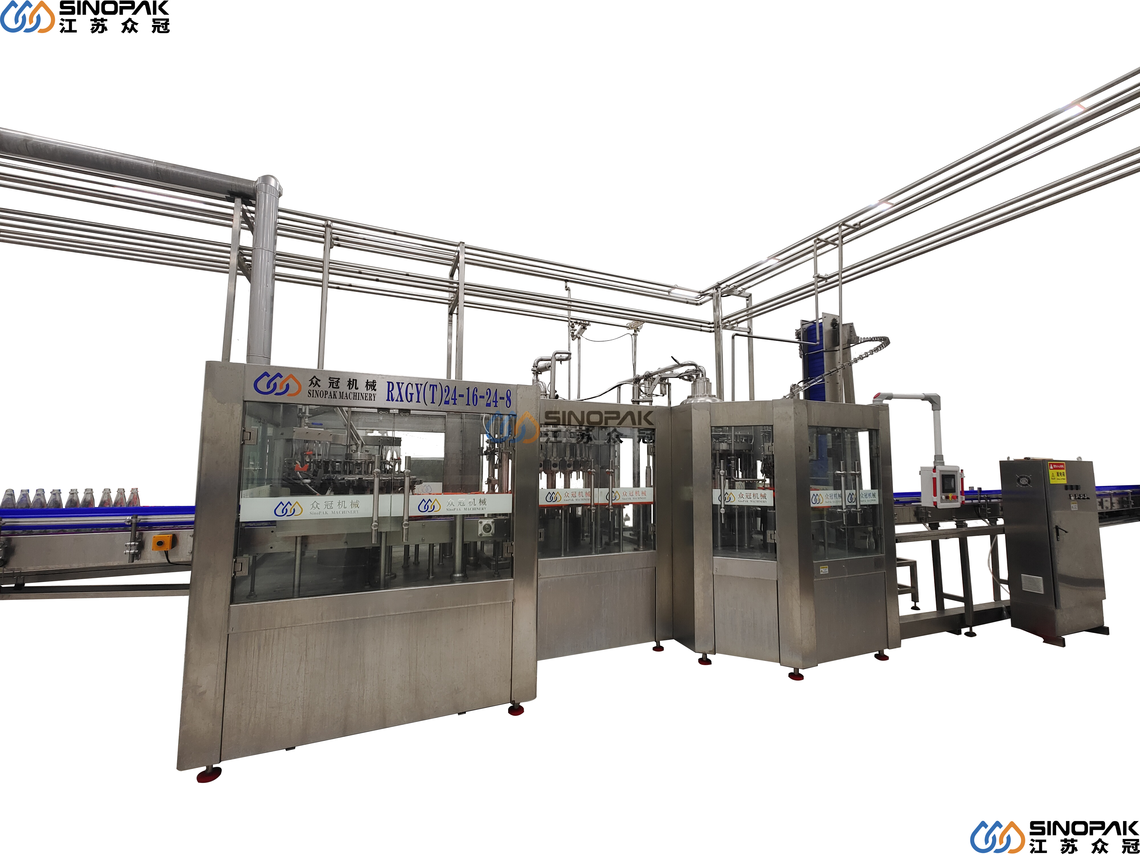 RXGY(T) 24-16-24-8 Juicer Filling Machine Production Line/Fruit Juice Filling Machine/Juice Filling Machine