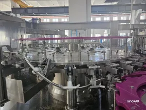 8000BPH Tequila Glass Bottle Filling Line Project in Mexico