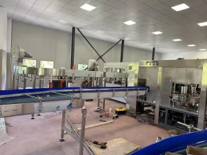 15000BPH water filling line project