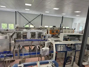 15000BPH water filling line project