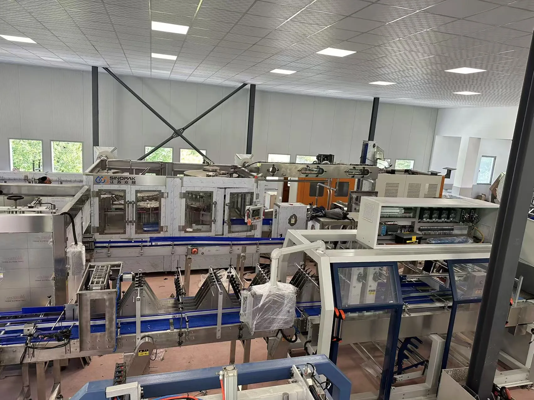 15000BPH water filling line project