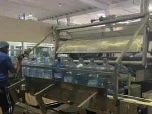 2400 BPH 5-Gallon Bottled Water Production Line Project in the Dominican Republic