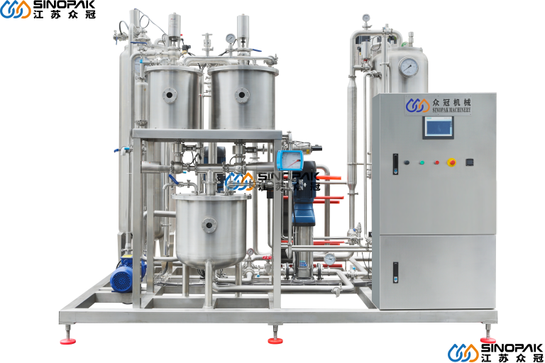 Automatic Carbonated Drink CO2 Mixer Carboned Beverage Mixing Machine Carbonator Food & Beverage Factory