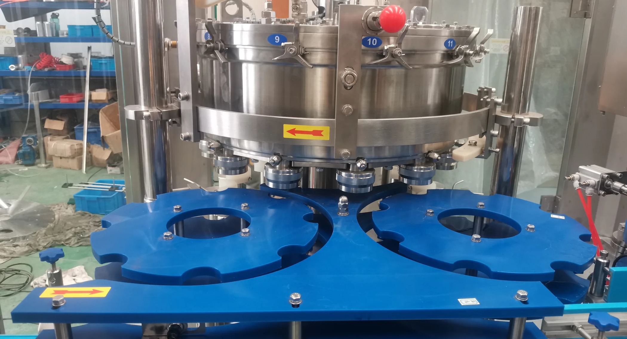 Can beverage filling machine on SinoPAK canning line