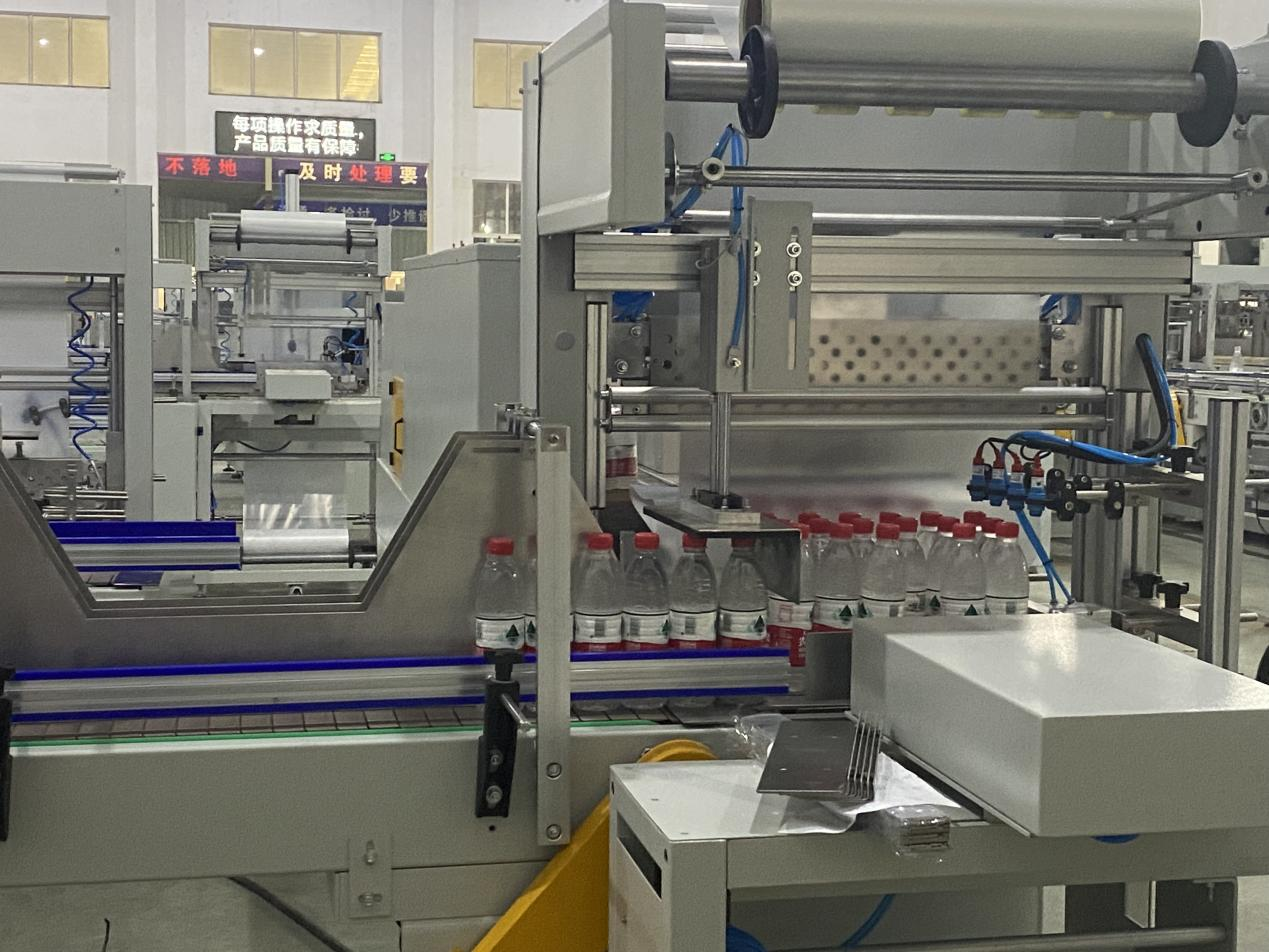 6000BPH shrink wrapping machine | Hight Efficiency Beverage Production in Russian